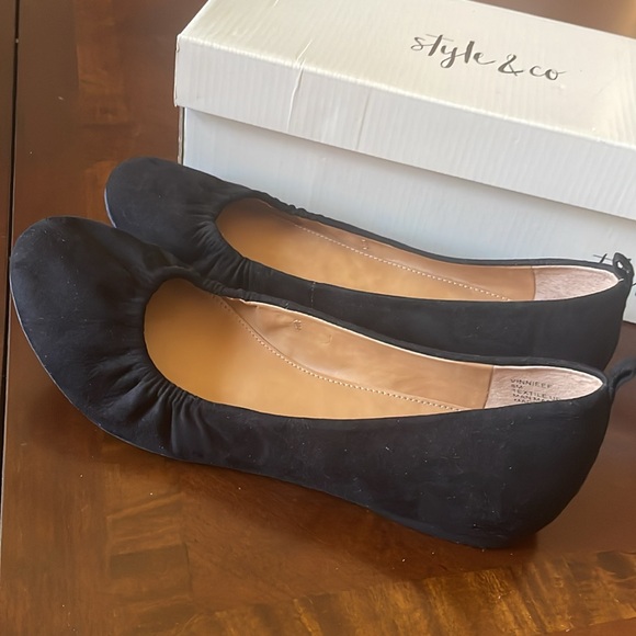 Style & Co Vinnieef suede Flats shoes size 8M new with box - Picture 10 of 10